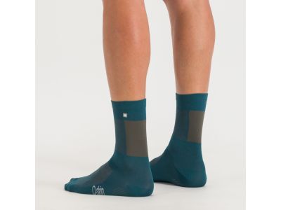 Sportos SNAP zokni, többszínű zöld