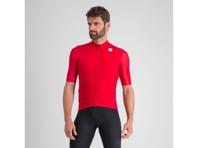 Sportful koszulka rowerowa SUPERGIARA, czerwień tango/ciepły cement