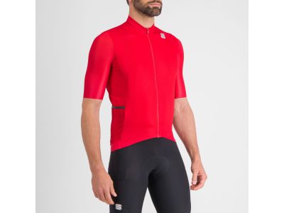 Sportful koszulka rowerowa SUPERGIARA, czerwień tango/ciepły cement