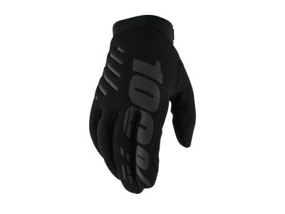 100% BRISKER children&amp;#39;s gloves, black