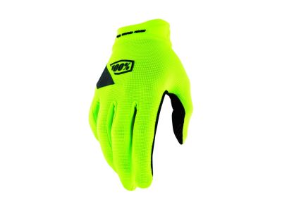 100% RIDECAMP GEL gloves, fluo yellow