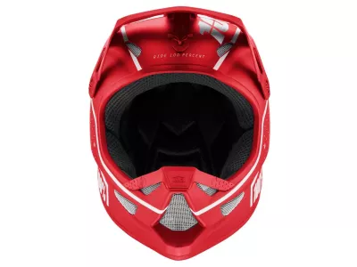 100% STATUS helmet, dreamflow red