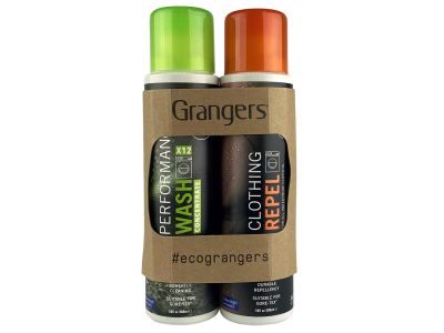 Grangers Clothing Repel + Performance Wash Concentrate OWP set of cleaning and impregnating agent, 2x300 ml