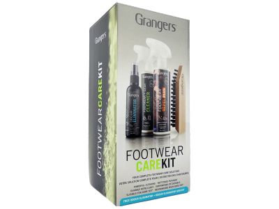 Grangers Footwear Care Kit set for the treatment of footwear