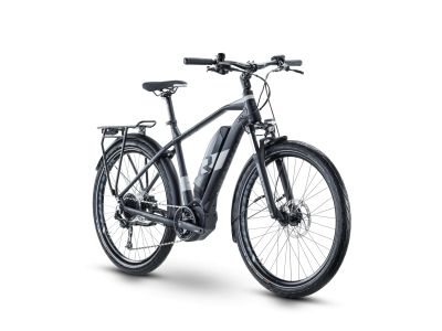 Bicicletă electrică Raymon TourRay E 3.0 27.5, black/grey matt