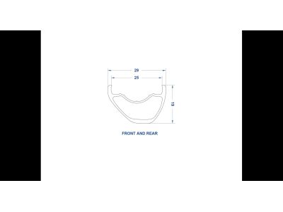 Set roți Ritchey WCS Zeta GG 28&quot;, disc, axă solidă