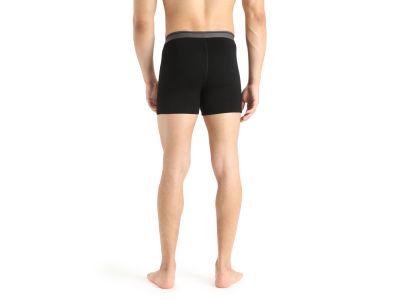 icebreaker Anatomica With Fly boxers, black