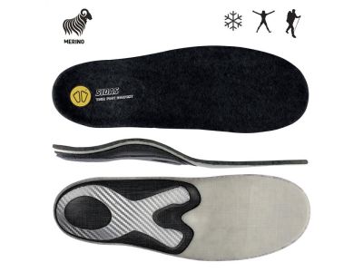 Sidas Comfort+ Merino insoles, black