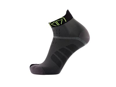 Sidas T-Free Run Socken, grau/schwarz