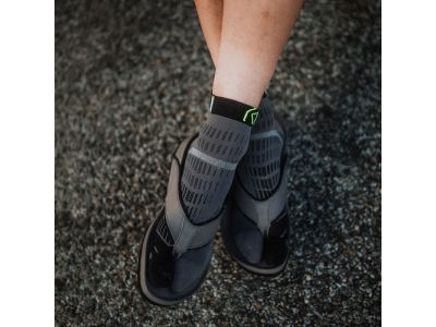 Sidas T-Free Run socks, grey/black