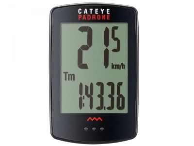 Cateye Padrone PA100W tachometer, čierna