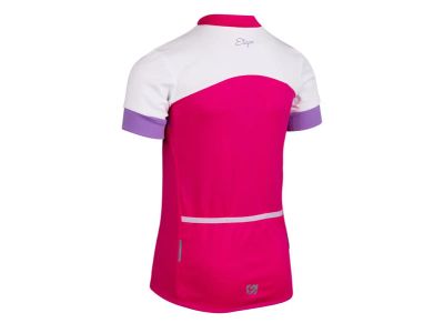 Koszulka rowerowa dziecięca Etape Peddy 2.0 w kolorze liliowo-różowym