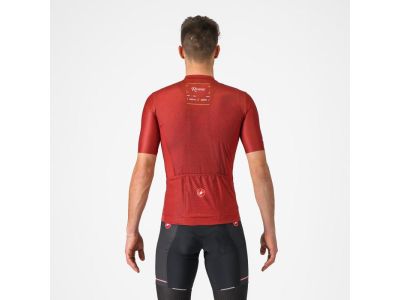 Koszulka rowerowa Castelli #GIRO107 ROMA, fioletowo-czerwona