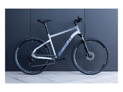 GHOST Square Cross microSHIFT 28 bike, grey/grey