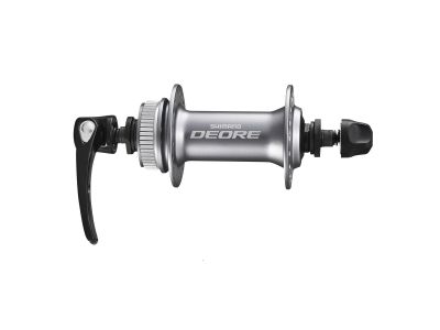 Butuc față Shimano Deore HB-M595, 32 găuri, QR, CL, argintiu