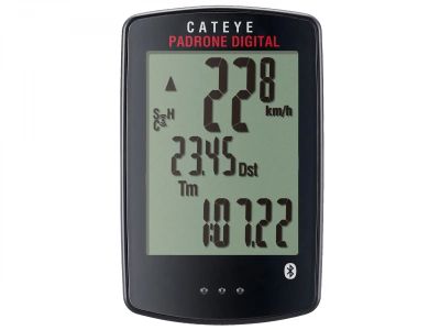 Cateye Padrone Digital PA400B tachometer, čierna