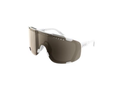POC Devour Hydrogen glasses, White/Clarity Trail/Partly Sunny Silver
