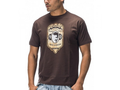 T-shirt marki Pinarello Premium, brązowy