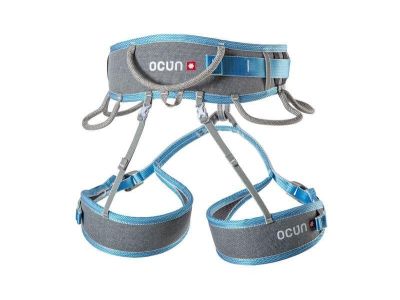 OCÚN Twist Tech ECO seat harness, blue/grey