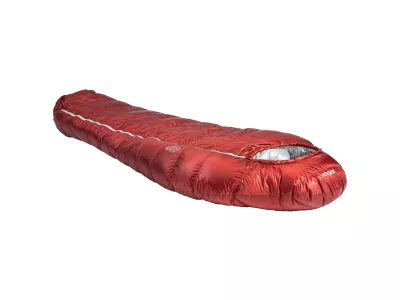 Patizon Dpro 890 year-round sleeping bag, dark red/silver
