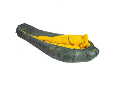 Patizon Dpro 890 year-round sleeping bag, green/gold