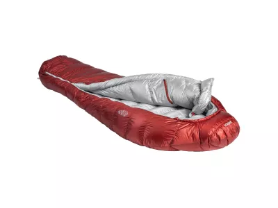 Patizon Dpro 890 year-round sleeping bag, red/silver
