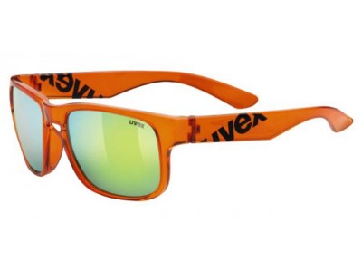 uvex LGL 22 szemüveg fekete/narancssárga tükörsárga