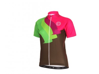 Ghost Trikot Kurzarm Damen braun/pink/grün (NW), Modell 2013