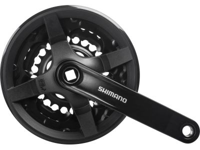 Shimano FC-TY301 kľuky, 170 mm, 3x8, 42/34/24T, s krytom