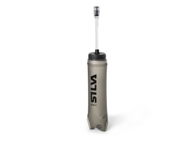 Silva Soft Flask Butelka ze słomką, 500 ml, szara