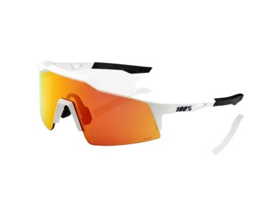100% Speedcraft SL okuliare, soft tact off white/HiPER red multilayer mirror