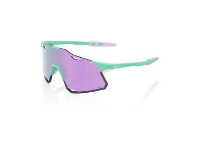 Okulary 100% HYPERCRAFT, lustrzane soczewki Soft Tact Mint/HiPER Lavender