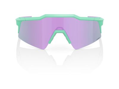 100% Speedcraft SL okuliare, soft tact mint/HiPER lavender mirror