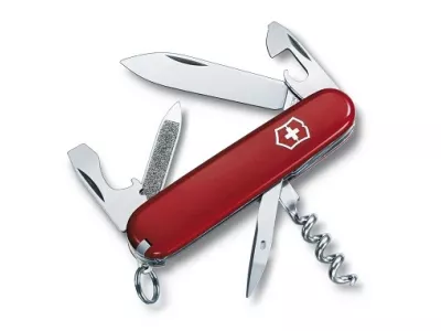 Victorinox Sportsman pocket knife, red