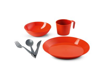 GSI Outdoors Cascadian dinnerware set, terracotta