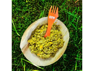 LYO FOOD Groat risotto with lentils and avocado, large portion