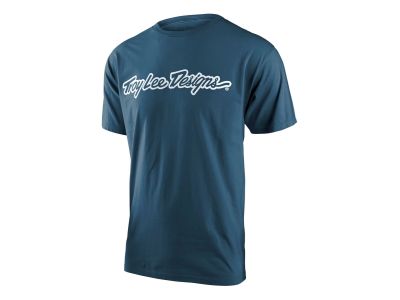 Tricou Troy Lee Designs Signature, ardezie