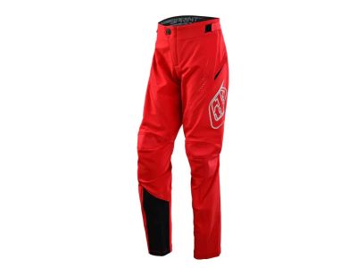 Spodnie dziecięce Troy Lee Designs SPRINT, jednokolorowo czerwone