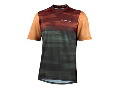 Nalini New MTB Shirt jersey, brown/green