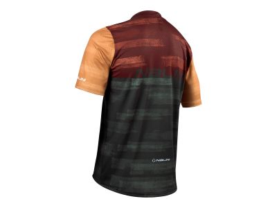 Koszulka rowerowa Nalini New MTB Shirt, brązowo-zielona