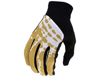 Troy Lee Designs Flowline Big Spin Handschuhe, schwarz/gold
