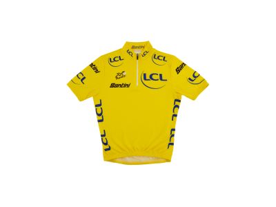 Santini TDF Leader detský dres, žltá