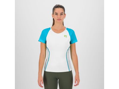 Tricou dama Karpos LAVAREDO EVO, atol alb/albastru