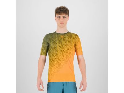 Tricou Karpos LAVAREDO ULTRA, verde radiant/pușcă