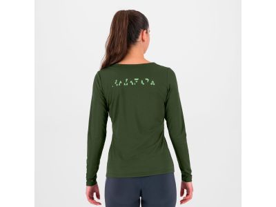 Tricou dama Karpos LOMA, verde cedru/pusca g/arcadian