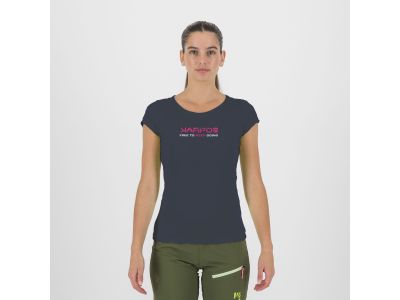 T-shirt damski Karpos VAL FEDERIA w kolorze ombre niebieskim