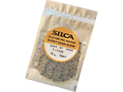 SILCA SRAM GX Transmission waxed chain, 12-speed, 126 links