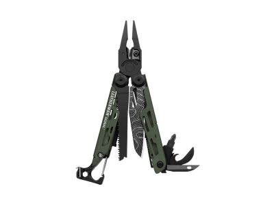 Multiszczypce Leatherman SIGNAL, topo w kolorze zielonym