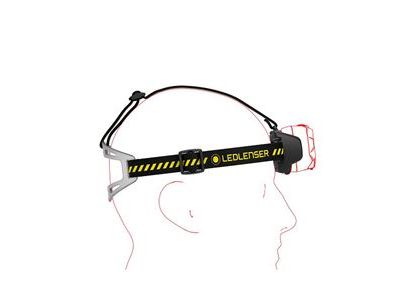 Ledlenser HF8R Work nabíjateľná čelovka, 1 600 lm, žltá