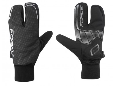 FORCE Hot Rak 3 gloves, black